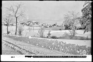 Altenberg im Erzgebirge mit Geisingberg im Winter