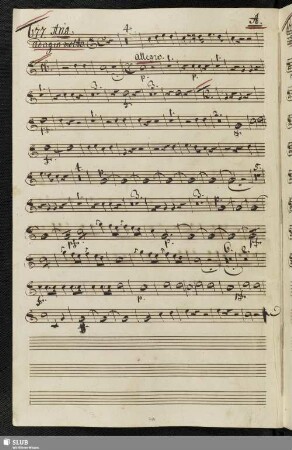 677. Aria: Il Pargoletto amabile / Salieri, A.