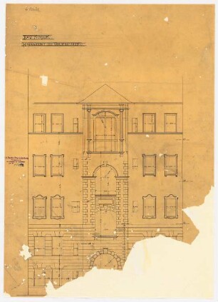 Atelier- und Wohngebäude Leonard Simion, Berlin: Vordergebäude: Hofansicht