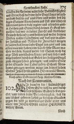 Noch andere Collecten und kurtze Kirchen-Gebete.