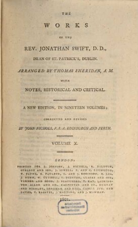 The works of the Rev. Jonathan Swift ..., 10