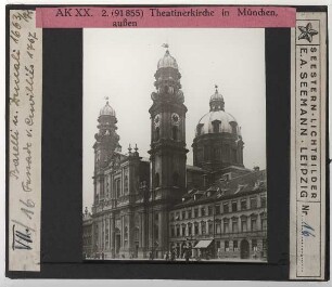 München, Theatinerkirche : Außenansicht von NO