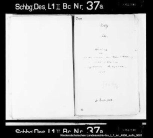 Teilung der Leibzucht der Mutter der Gebrüder Johann und Bade von Oheimb