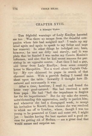 Chapter XVIII. A midnight visitor