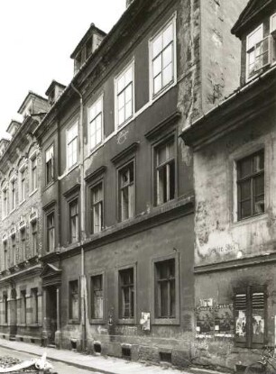 Dresden-Neustadt, Böhmische Straße 36. Wohnhaus (um 1870). Straßenansicht