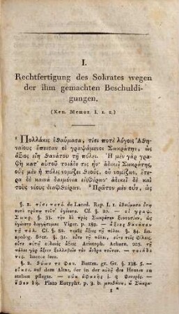 Elementarbuch der griechischen Sprache für Anfänger und Geübtere, 3,4. Sokrates oder Auszüge aus den philosophischen Schriftstellern : 4. Cursus