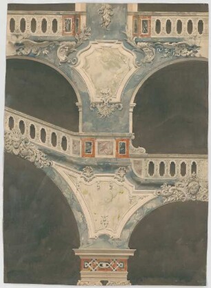 Thiersch, Friedrich von; München; Justizpalast - Zentralhalle (Teilansicht)