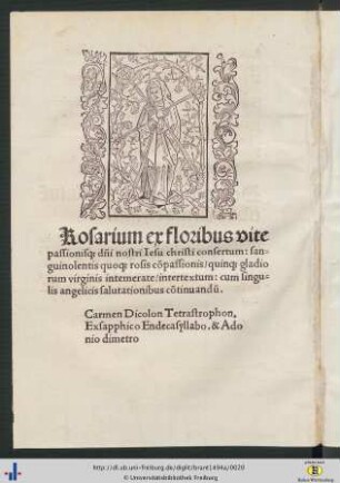 Rosarium ex floribus vite