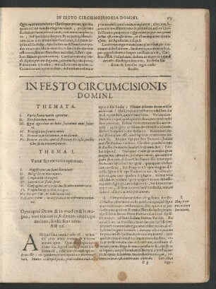 In Festo Circumcisionis Domini.