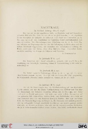 Nachträge: Zu Archäol. Zeitung 1885 S, 223ff