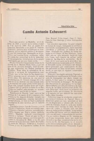 Camilo Antonio Echeverri