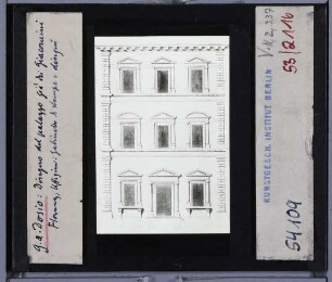 (Architekturzeichnung),Florenz, Palazzo Larderel