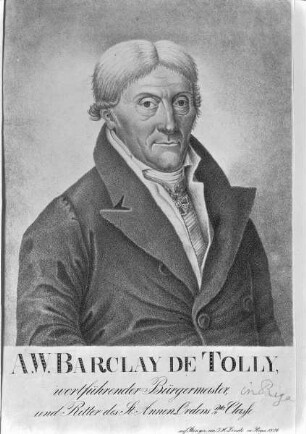 Bildnis des Bürgermeisters August Wilhelm Barclay de Tolly (1752-1826)