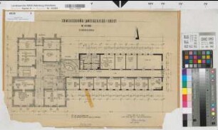 Soest, Amtsgericht, Erweiterung, 2. Obergeschoss, Grundriss