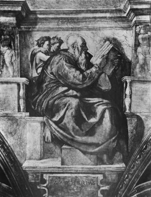 Sixtinische Decke — Propheten und Sibyllen — Zacharias
