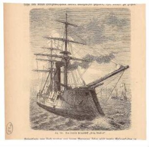 Fig. 181: Das deutsche Panzerschiff "Prinz Adalbert"