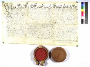 Bischof Philipp Karl verleiht Hohenlohe Bischofsheim.