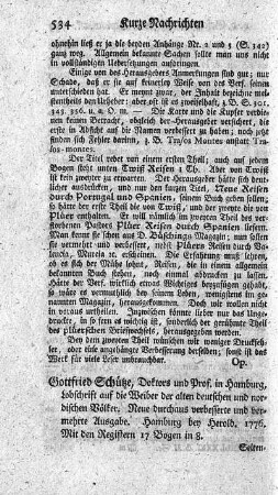 Lobschrift auf die Weiber der alten deutschen und nordischen Völker. 2.verb.Ausg.