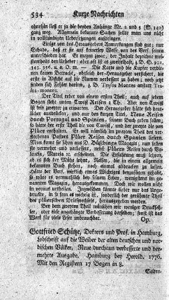 Lobschrift auf die Weiber der alten deutschen und nordischen Völker. 2.verb.Ausg.