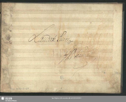 Vespers. Excerpts -Mus.3480-D-97 : Coro, orch; BemN VIII.5/4