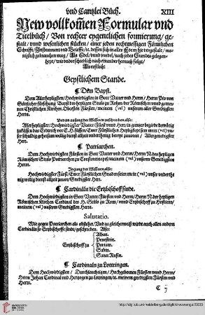 Formular und Titelbuch