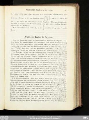 Arabische Bauten in Ägypten.