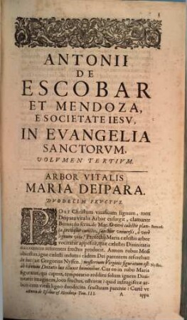 Ad Evangelia Sanctorum temporis commentarii panegyrici moralibus illustrati, 3