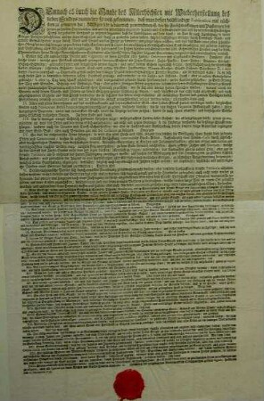 Verordnung der Reichsritterschaft in Schwaben gegen "Zigeuner-, Jauner- u. Diebs-Gesinds"