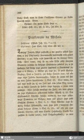 Prȧtkowaṅe na Michala