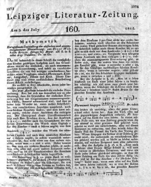 1815-07-03 : 160 Stück