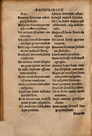 Enchiridion Ad verboru[m] copia[m] haud infrugiferu[m]