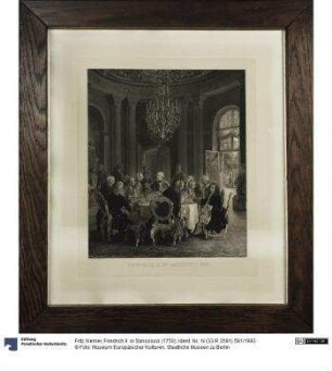 Friedrich II. in Sanssouci (1750)
