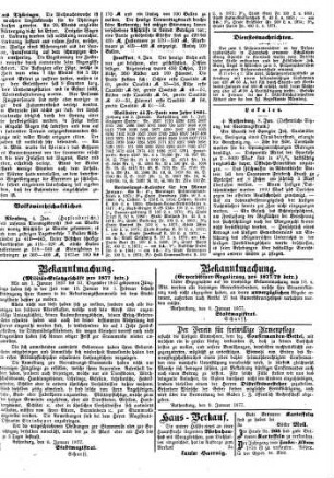 Fränkischer Anzeiger : Tagblatt d. Stadt Rothenburg u. Umgebung. 11. 1877, 1 - 6