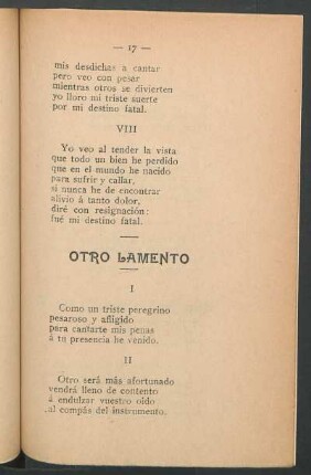 Otro lamento