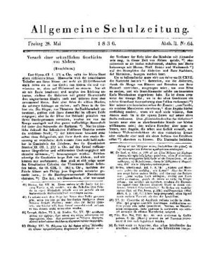 Versuch einer urkundlichen Geschichte von Abdera : (Beschluss)