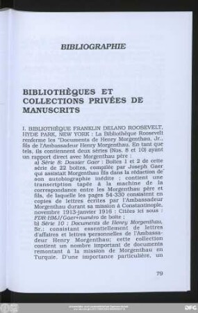 Bibliothèque Et Collections Privées De Manuscrits