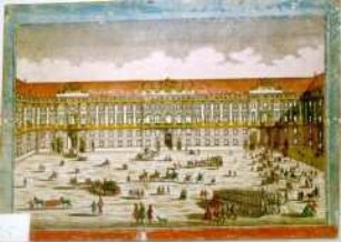 Guckkasten-Bild der Wiener Hofburg