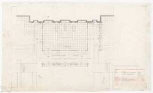 Ausstellung in der Orangerie im Schloss Charlottenburg, Berlin-Charlottenburg: Vorbau: Grundriss 1:50