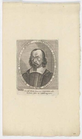 Bildnis des Abrahamvs Calovivs