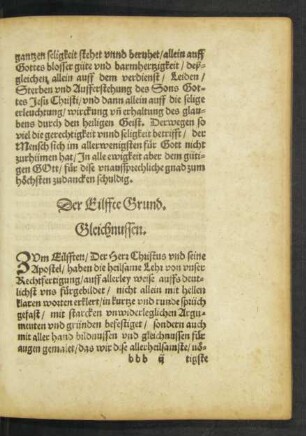 Der Eilffte Grund. Gleichnussen.