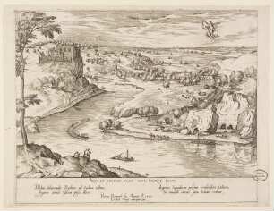 Flußlandschaft mit Merkur und Psyche