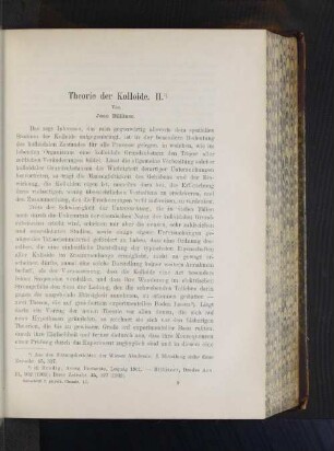 Theorie der Kolloide. II.