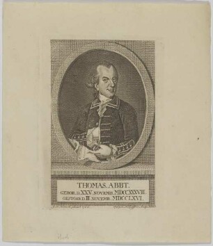 Bildnis des Thomas Abbt