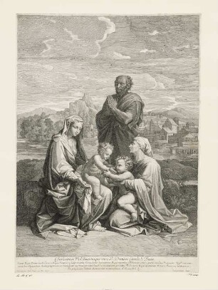 Heilige Familie mit der Heiligen Elisabeth
