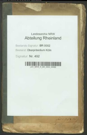 Vorschläge zur Organisation der auswärtigen Sicherheitspolizei