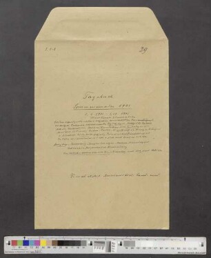 Band 29: Sommersemester 1901 (Dr. med. u. phil., Assistent in Kiel, Cand. Med.)