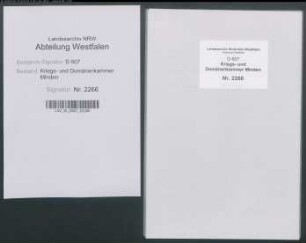 Vererbpachtung des Amtes Reineberg: Allgemeines - Band 1