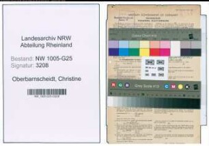 Entnazifizierung Christine Oberbarnscheidt , geb. 14.08.1902 (Geschaeftsinhaberin)