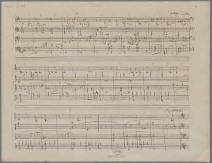 Hymnen, V, orch, op. 71/2, TrV 240/2, Sketches - BSB Mus.ms. 23115 : [without title]