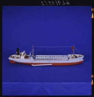 Vollmodell eines Dampfschiffes (Sonderausstellung "Aufgetaucht", 1996)